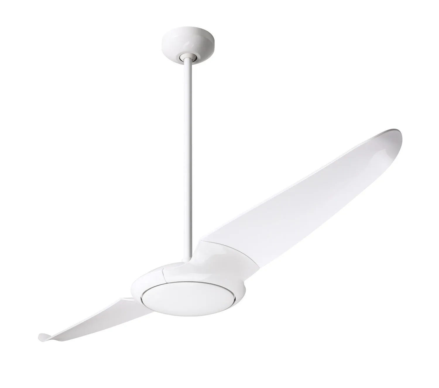 Modern Fan Company IC/Air2 DC IC2-GW-56-WH-NL-WC Ceiling Fan 56 - Gloss White, White/ Top-rated Ceiling Fans outlet