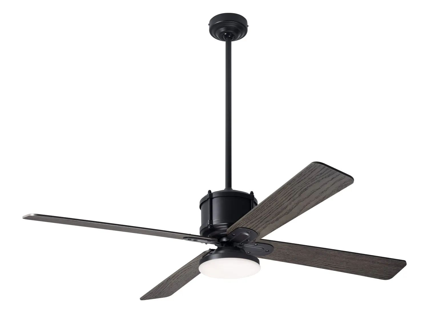 Modern Fan Company Industry DC IND-DB-50-GY-272-WC Ceiling Fan - Dark Bronze, Graywash/ Modern Ceiling Fans cheap price
