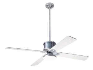 Modern Fan Company Industry DC IND-GV-50-WW-272-RC Ceiling Fan - Galvanized, Whitewash/ Modern Ceiling Fans cheap price