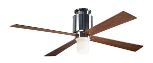 Modern Fan Company Lapa Flush LAP-FM-BN-50-MG-552-003 Ceiling Fan - Bright Nickel, Mahogany/ Modern Ceiling Fans cheap price
