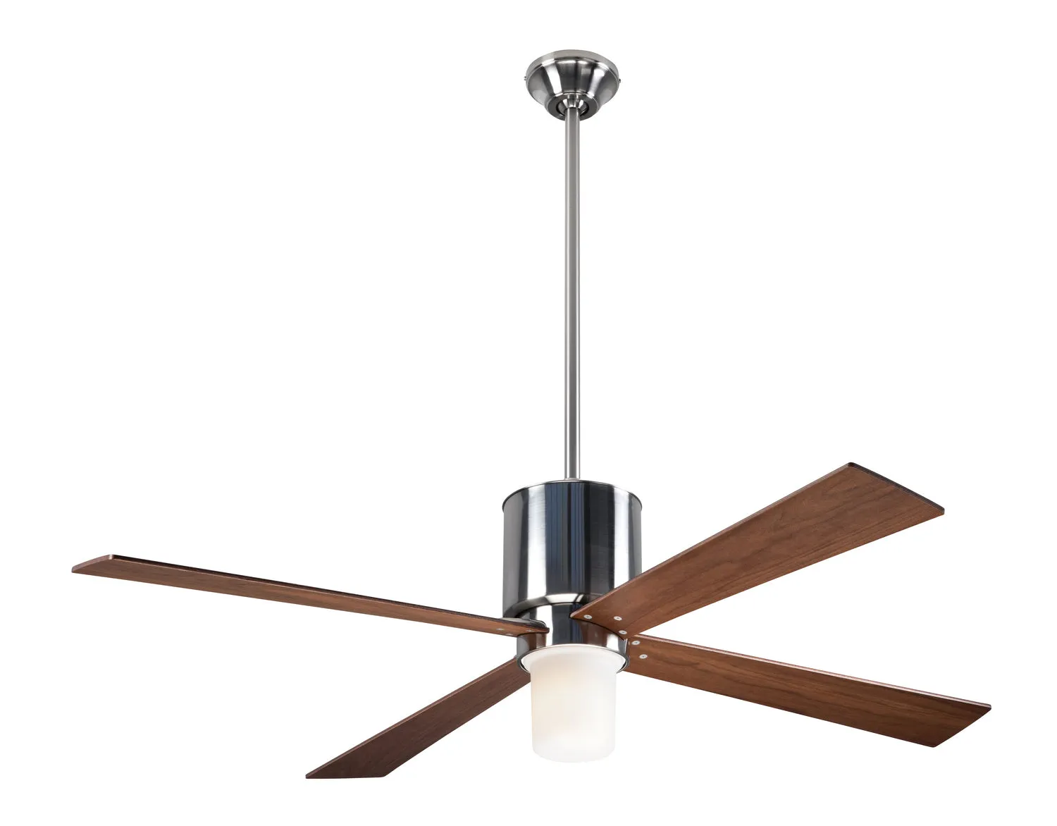 Modern Fan Company Lapa LAP-BN-50-MG-552-005 Ceiling Fan 50 - Bright Nickel, Mahogany/ Modern Ceiling Fans cheap price