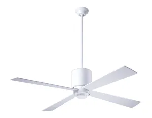 Modern Fan Company Lapa LAP-GW-50-WH-NL-004 Ceiling Fan 50 - Gloss White, White/ Modern Ceiling Fans cheap price