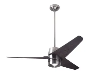 Modern Fan Company Velo DC VEL-BN-48-EB-NL-RC Ceiling Fan - Bright Nickel, Ebony/ Ceiling Fans online shop