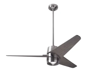 Modern Fan Company Velo DC VEL-BN-48-GY-NL-CC Ceiling Fan - Bright Nickel, Graywash/ Ceiling Fans online shop