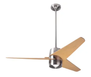 Modern Fan Company Velo DC VEL-BN-48-MP-NL-RC Ceiling Fan - Bright Nickel, Maple/ Modern Ceiling Fans cheap price