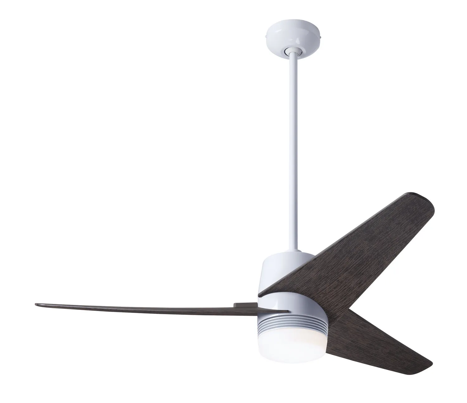 Modern Fan Company Velo DC VEL-GW-48-EB-853-CC Ceiling Fan - Gloss White, Ebony/ Ceiling Fans online shop