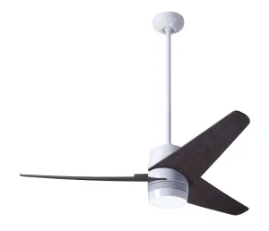 Modern Fan Company Velo DC VEL-GW-48-EB-NL-RC Ceiling Fan - Gloss White, Ebony/ Ceiling Fans online shop
