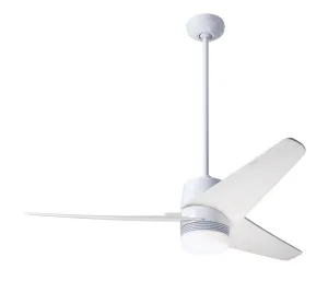 Modern Fan Company Velo DC VEL-GW-48-WW-853-CC Ceiling Fan - Gloss White, Whitewash/ Ceiling Fans online shop