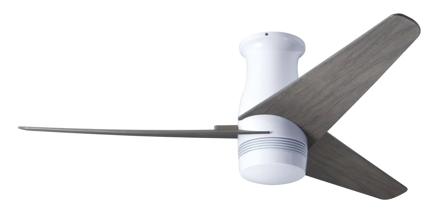 Modern Fan Company Velo Flush DC VEL-FM-GW-48-GY-NL-CC Ceiling Fan - Gloss White, Graywash/ Ceiling Fans online shop