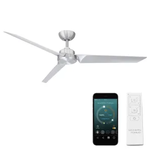 Modern Forms Fan Roboto FR-W1910-62-BA Ceiling Fan 62 - Brushed Aluminum/Titanium, Titanium Silver/ Hugger Ceiling Fans deals