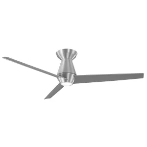 Modern Forms Fan Slim 52" Smart Outdoor DC Flushmount Ceiling Fan with 11.5W CCT LED and Remote Ceiling Fans With Lights Sale