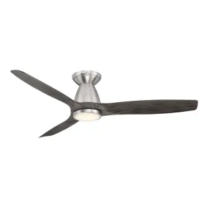 Modern Forms Fans Skylark 54" Flushmount Smart Outdoor DC Ceiling Fan with 19.5W CCT LED and Remote Control Ceiling Fans With Lights Sale