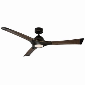 Modern Forms Fan 60" Woody Smart Outdoor DC Ceiling Fan with 19W CCT LED and Remote Outdoor Ceiling Fans discount