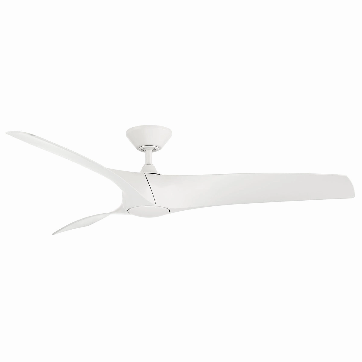 Modern Forms Fans Zephyr 52" Smart Outdoor DC Ceiling Fan with 19.5W Dimmable light and Remote Control