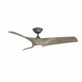 Modern Forms Fans Zephyr 52" Smart Outdoor DC Ceiling Fan with 19.5W Dimmable light and Remote Control Outdoor Ceiling Fans discount