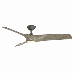Modern Forms Fans Zephyr 62" Smart Outdoor DC Ceiling Fan with 19.5W LED Dimmable Light and Remote Control Outdoor Ceiling Fans discount