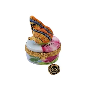 Monarch Butterfly Limoges Collectible Boxes Rare Find