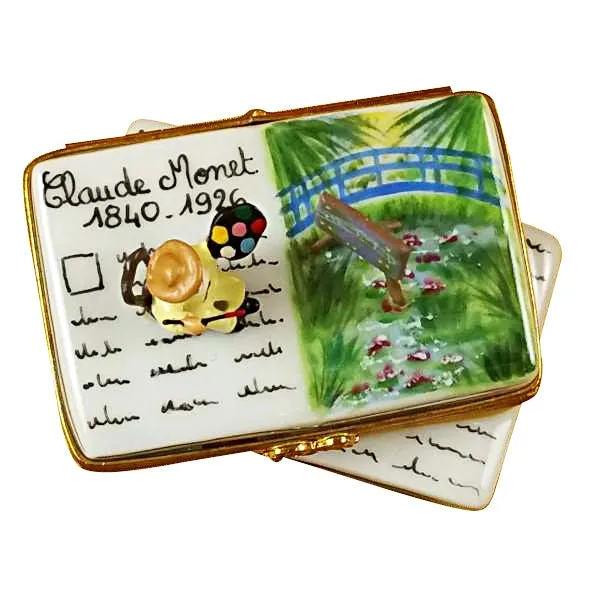 Monet Book Limoges Limoges Boxes collectors shop