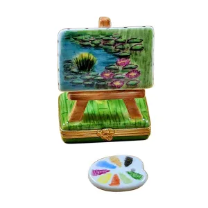 Monet's Water Lilies Limoges Collectible Boxes Rare Find