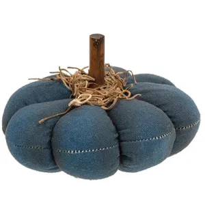 Mossy Blue Pumpkin 5" Unique Seasonal Decor store