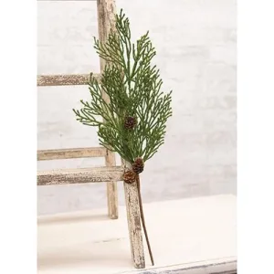 Mossy Cedar Pine Spray 19" Cheap Holiday Home Decor