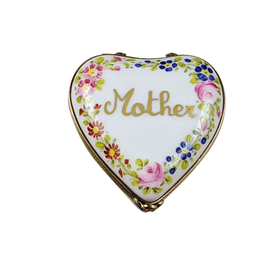 Mother's Day Heart Limoges Limoges Boxes collectors shop