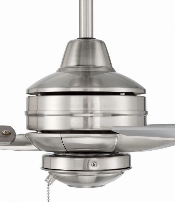 Moto 52" Ceiling Fan in Brushed Polished Nickel