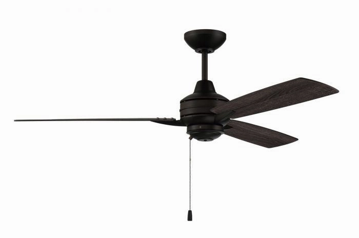 Moto Indoor/Outdoor 52" Ceiling Fan in Flat Black Outdoor Ceiling Fans discount