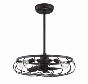 Moutd Three Light Fan D'lier Oil Rubbed Bronze Fandeliers FANS on sale now