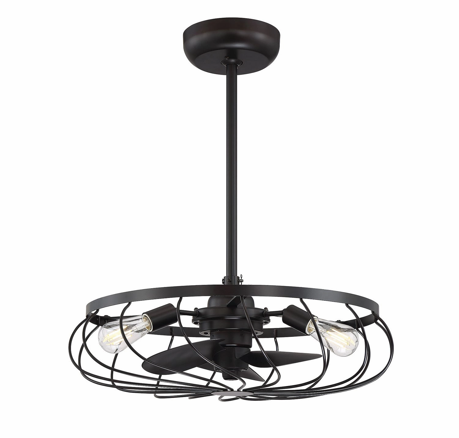 Moutd Three Light Fan D'lier Oil Rubbed Bronze Fandeliers FANS on sale now