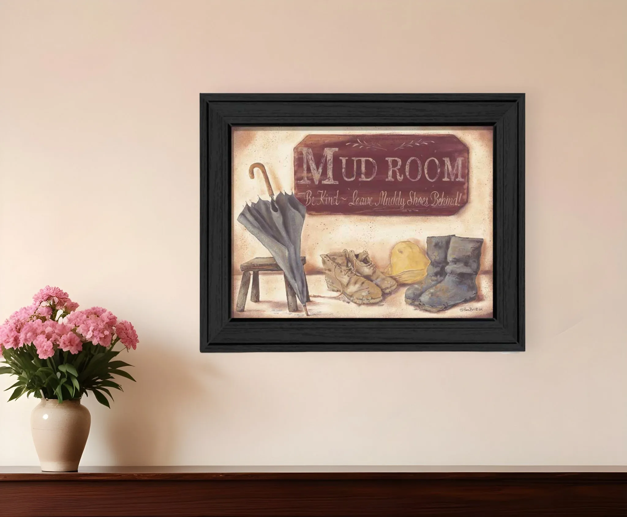 Muddy Shoes Black Framed Print Wall Art Affordable Wall Decoration items