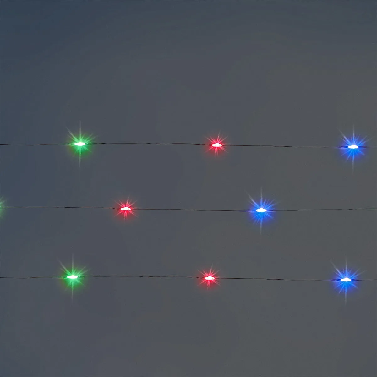 Multi-coloured led string lights - 330 cm