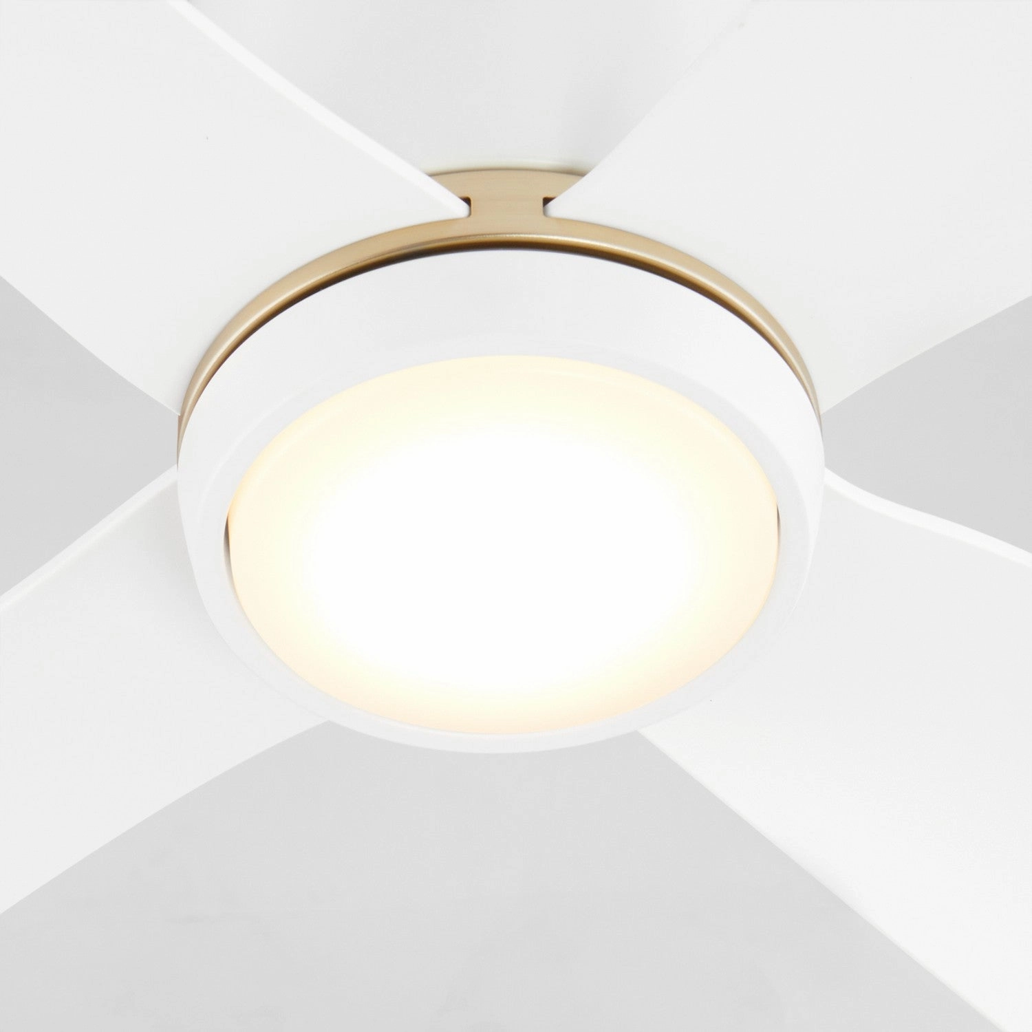 Myriad 56"Ceiling Fan White Huggers Fans low price shop