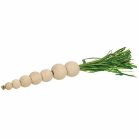 Natural Wooden Beaded Carrot Decorative Accessories outlet price
