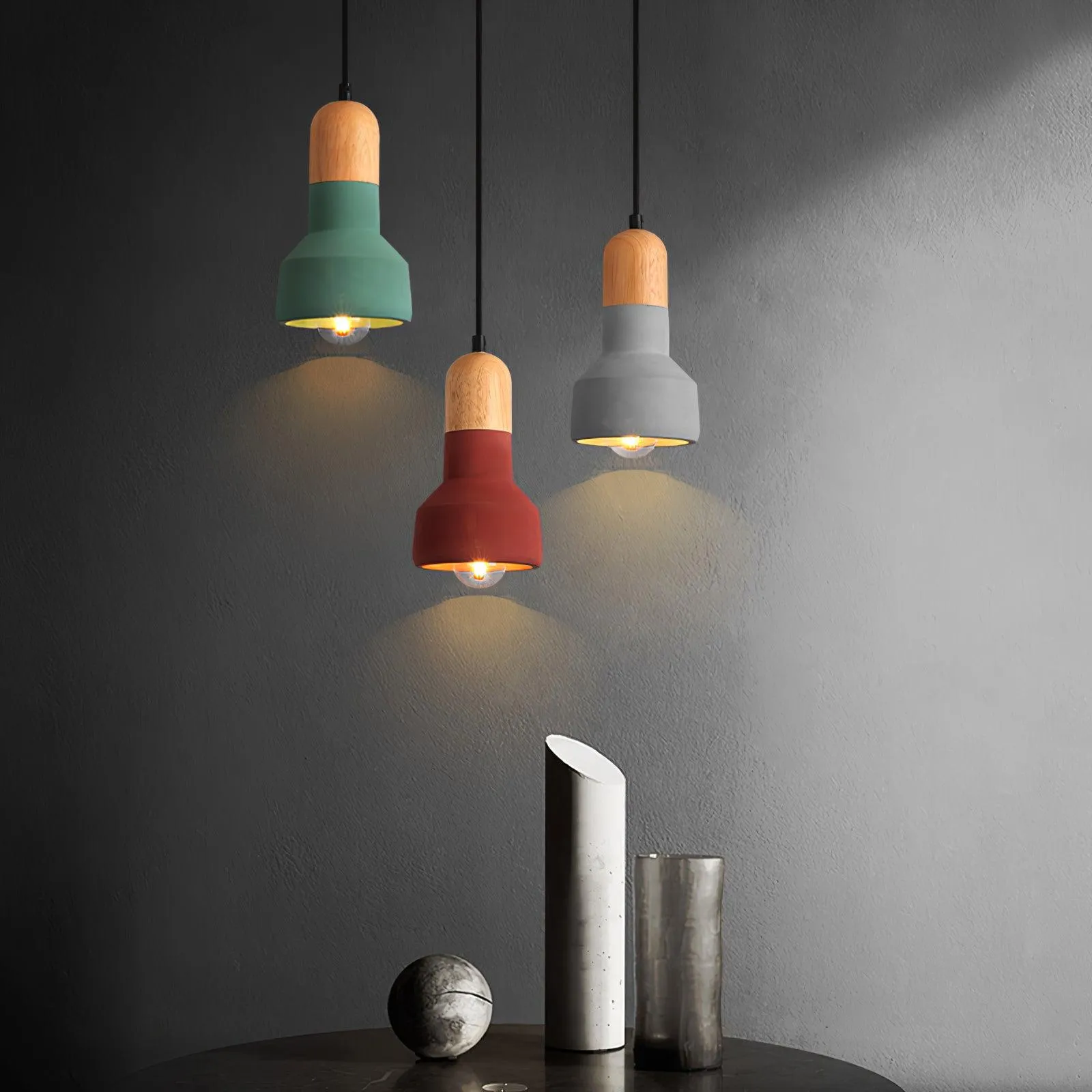 Nessa Wood Pendant Light