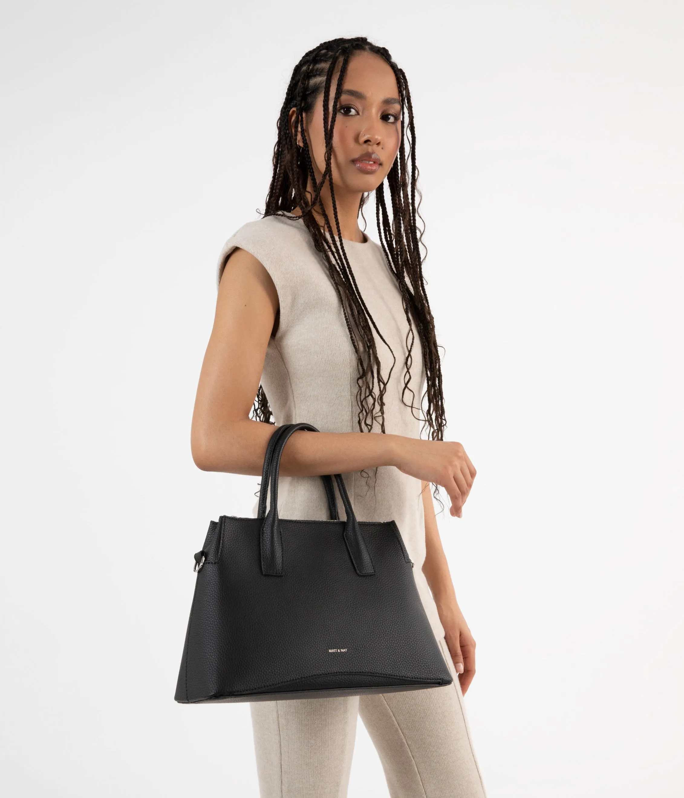 NEVADA Vegan Satchel - Purity