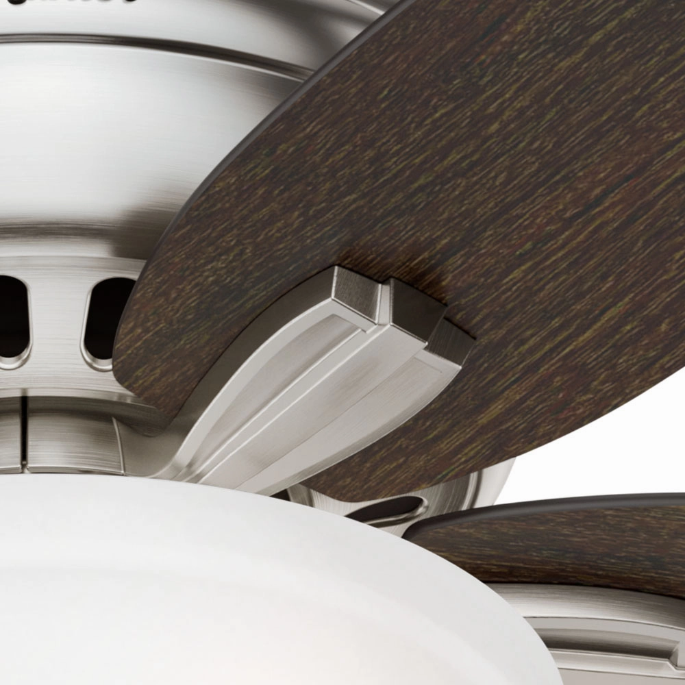 Newsome 42"Ceiling Fan Brushed Nickel Huggers flush mount fans deals