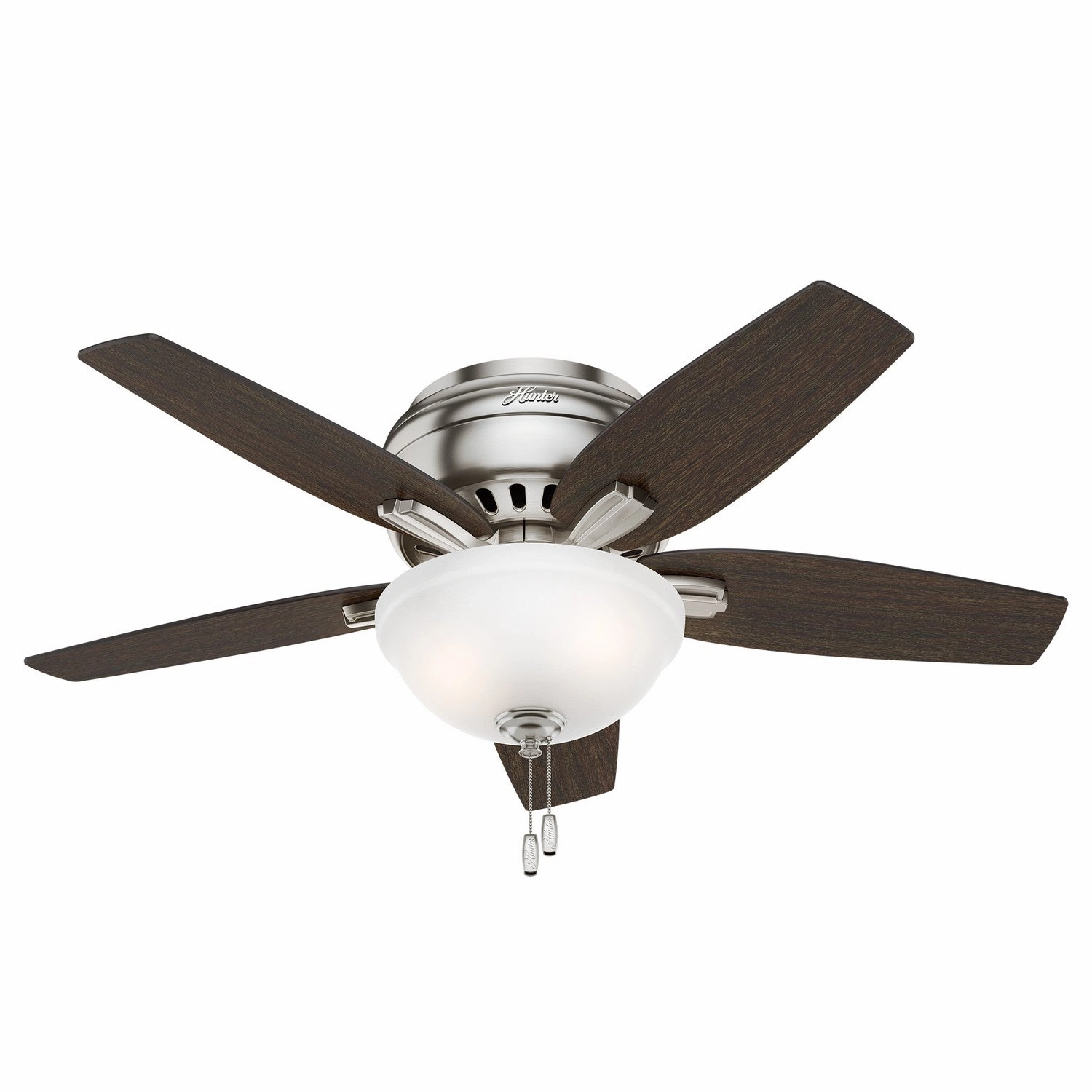 Newsome 42"Ceiling Fan Brushed Nickel Huggers FANS cheap deals