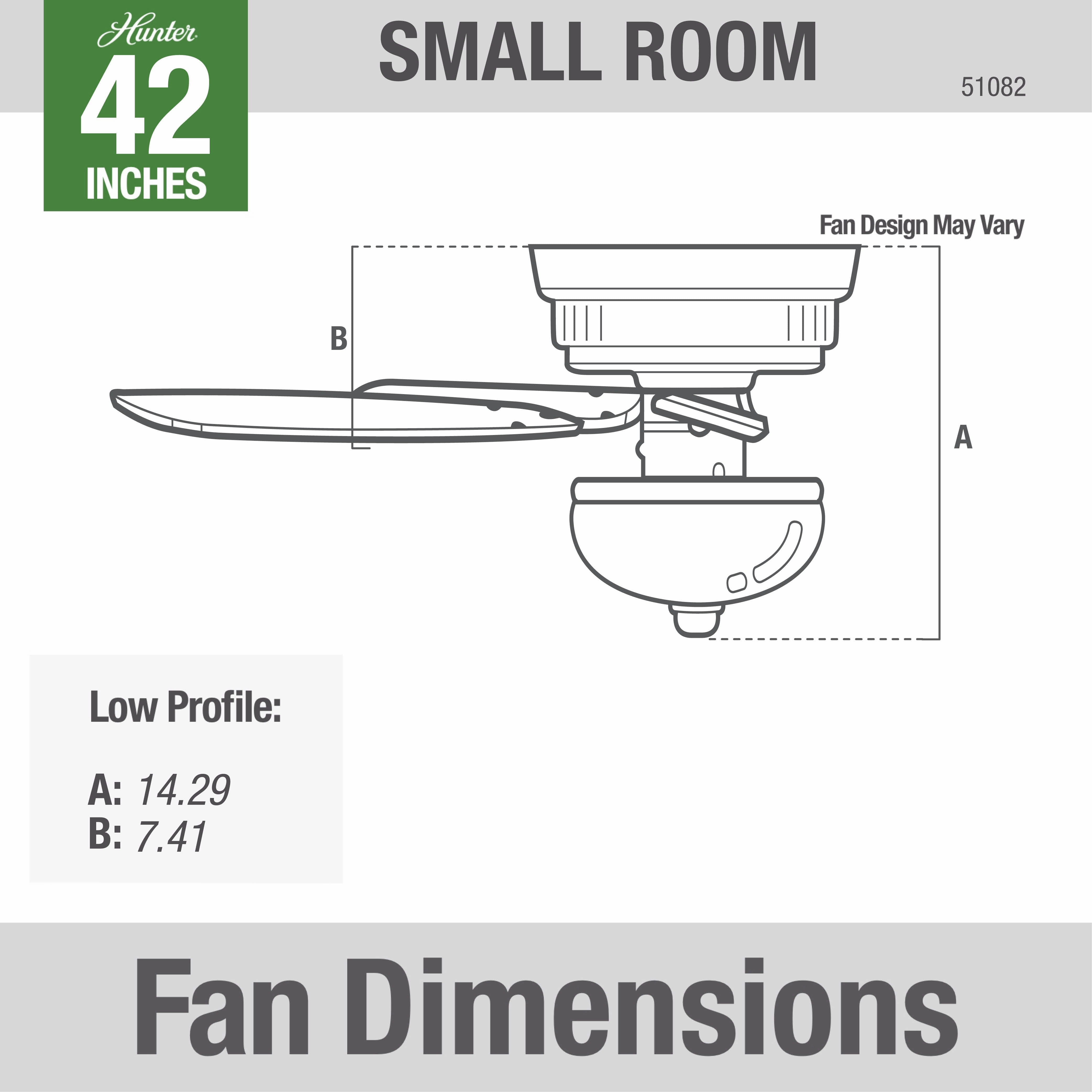 Newsome 42"Ceiling Fan Brushed Nickel Huggers flush mount fans deals