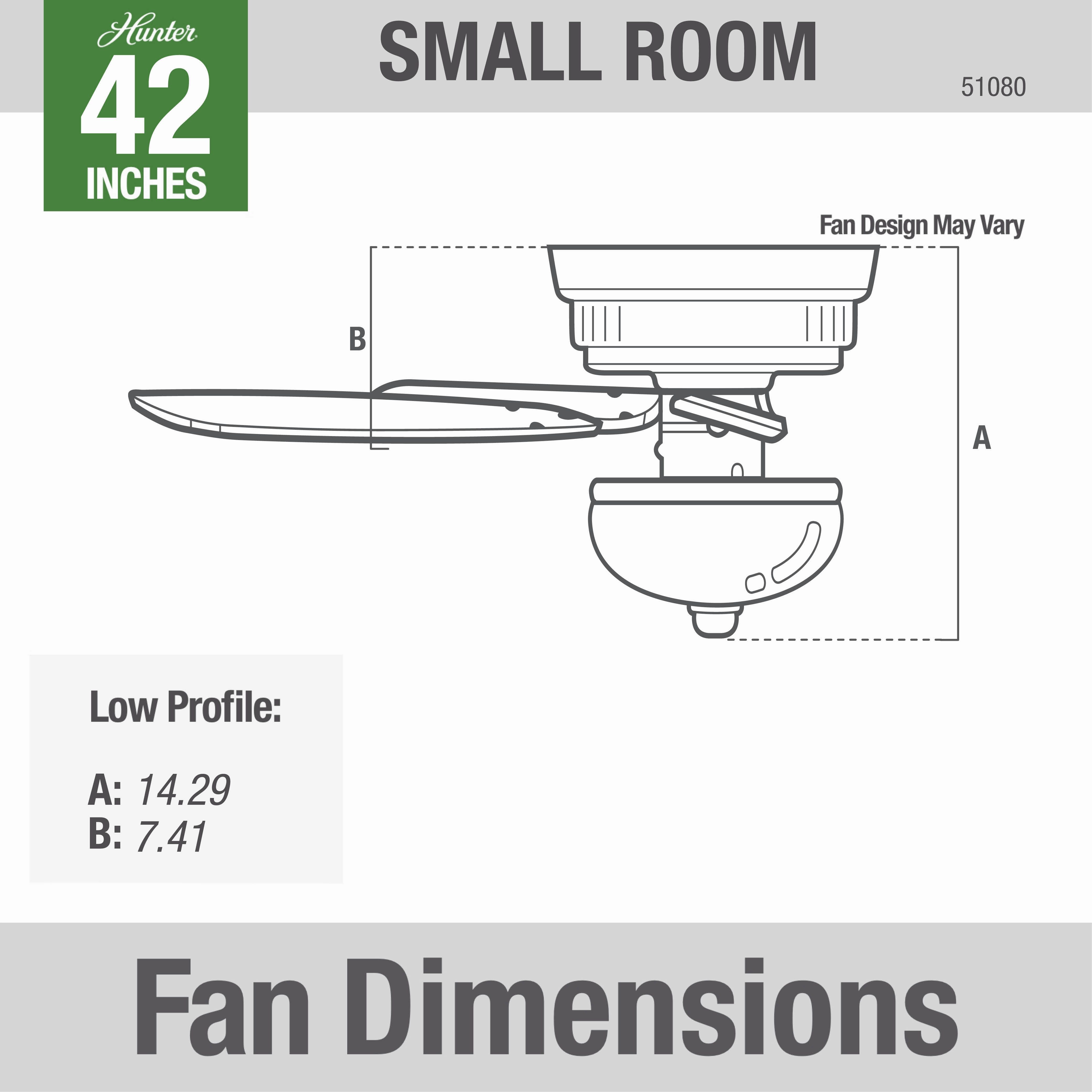 Newsome 42"Ceiling Fan Fresh White Small Fans for less