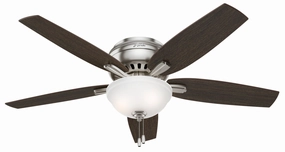 Newsome 52"Ceiling Fan Brushed Nickel Huggers FANS outlet store