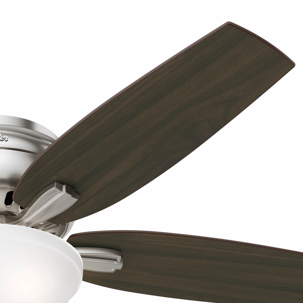 Newsome 52"Ceiling Fan Brushed Nickel Huggers Fans low price shop