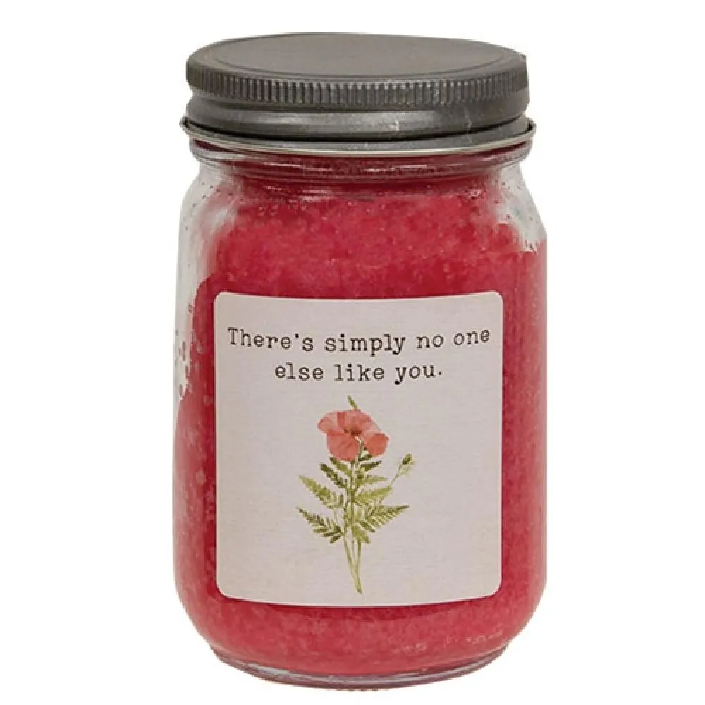 No One Else Like You Strawberry Lemonade Pint Jar Candle Budget Holiday Home Finds