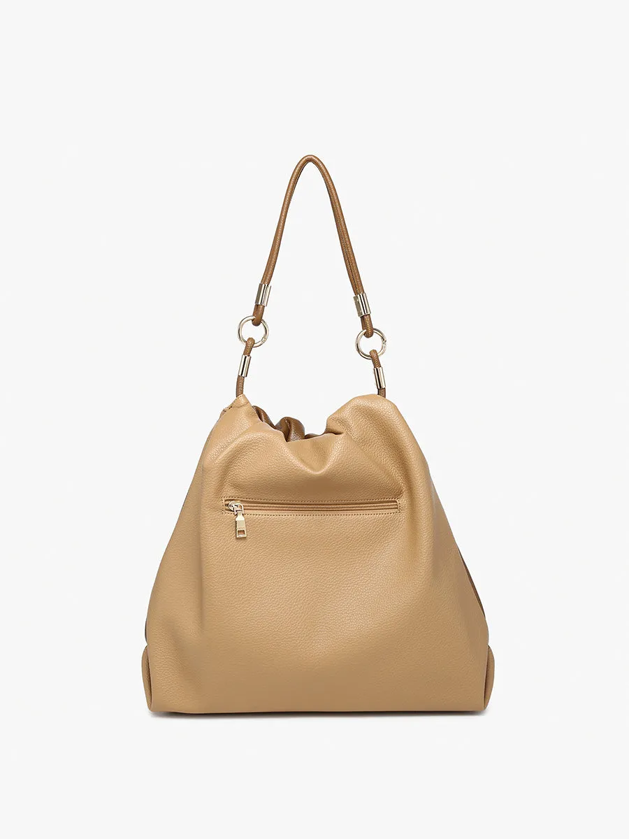 Noelle Vegan Two-Tone Hobo