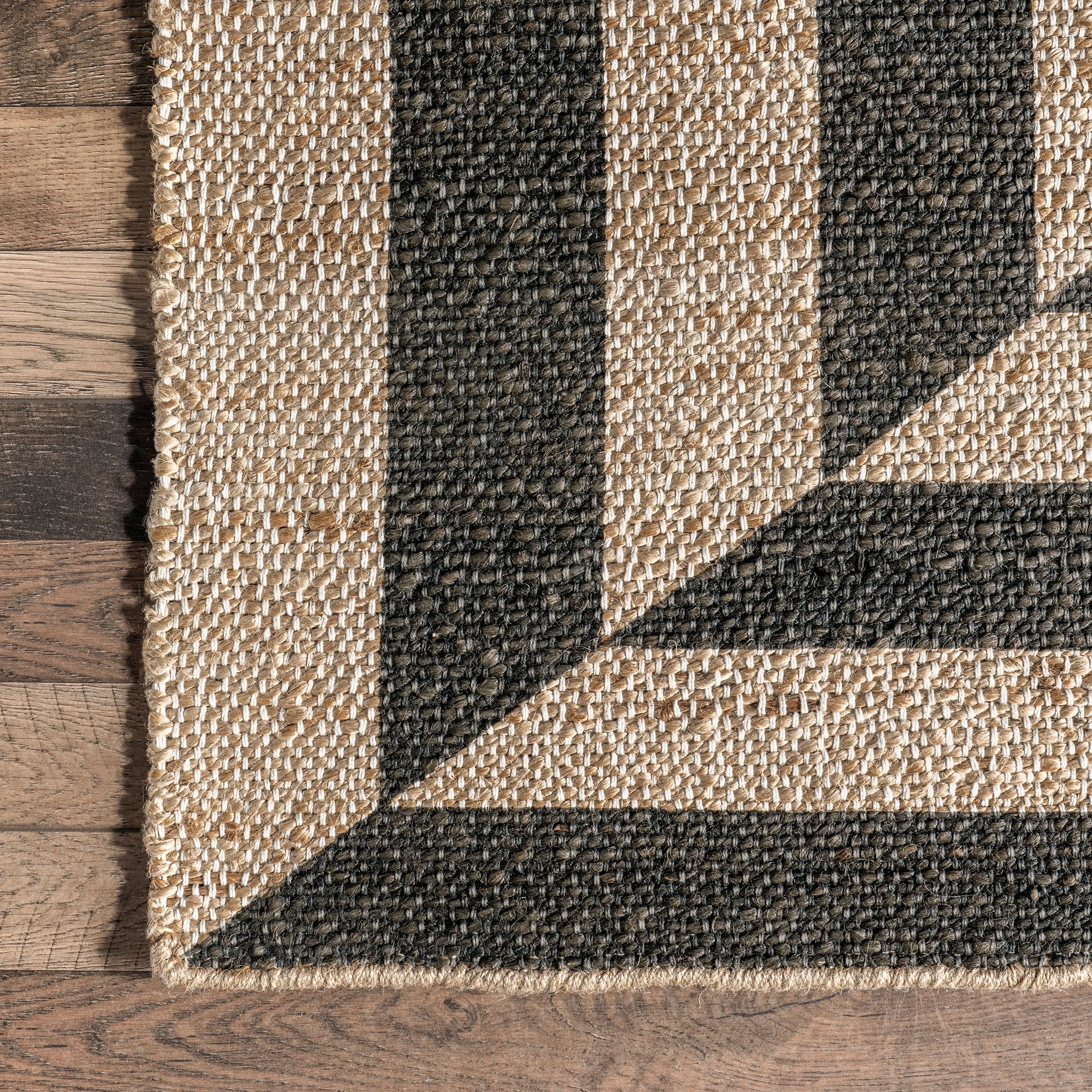 nuLOOM Aleetza Modern Jute Blend Area Rug