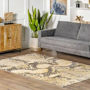 nuLOOM Alexandrine Modern Snake Print Area Rug Area Rugs value picks