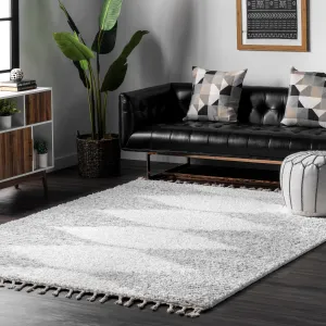 nuLOOM Bria Moroccan Diamond Tassel Area Rug Area Rugs cheap price