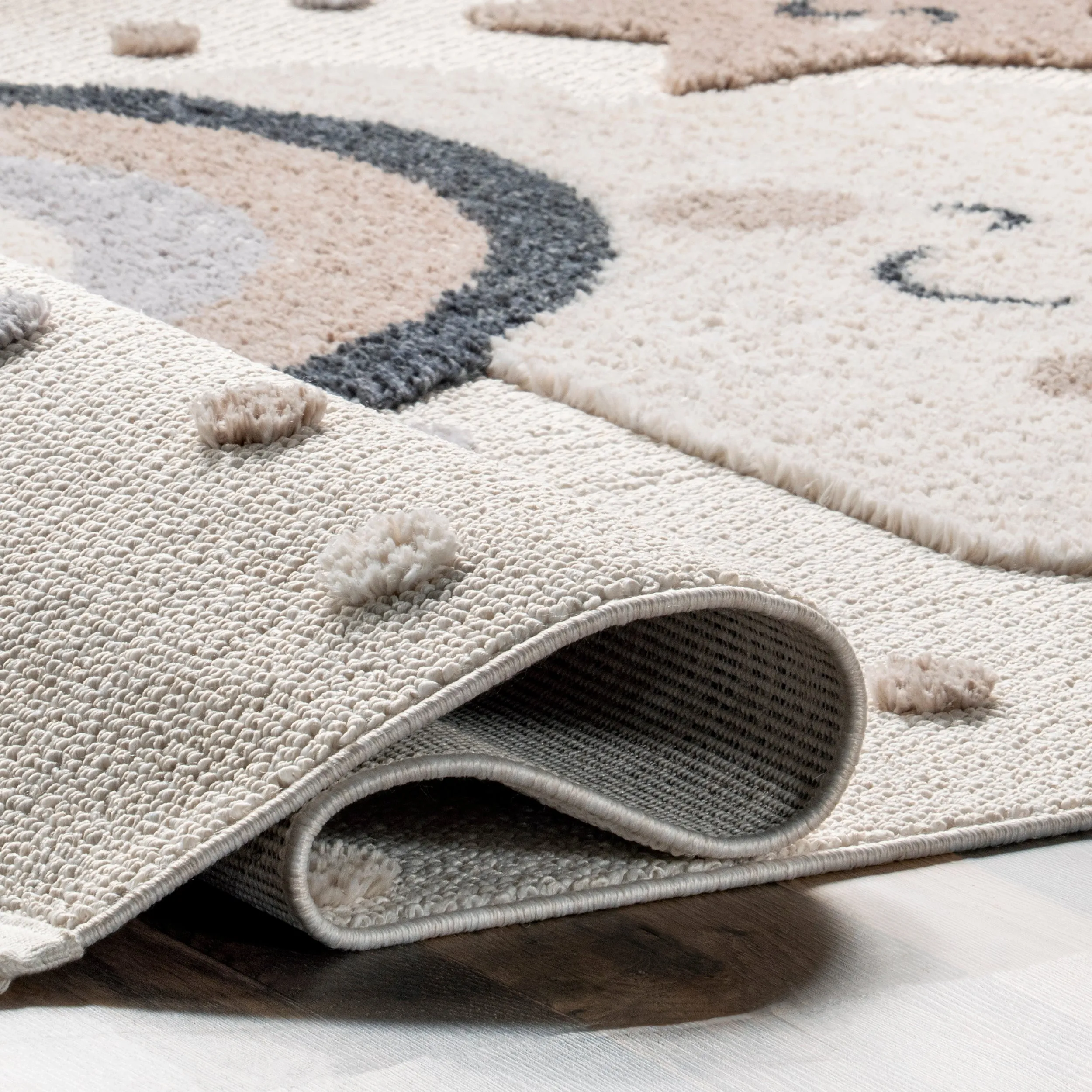 nuLOOM Catlin Sweet Dreams High/Low Kids Area Rug