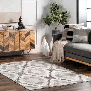 nuLOOM Eliise Faded Trellis Machine Washable Area Rug Area Rugs value picks