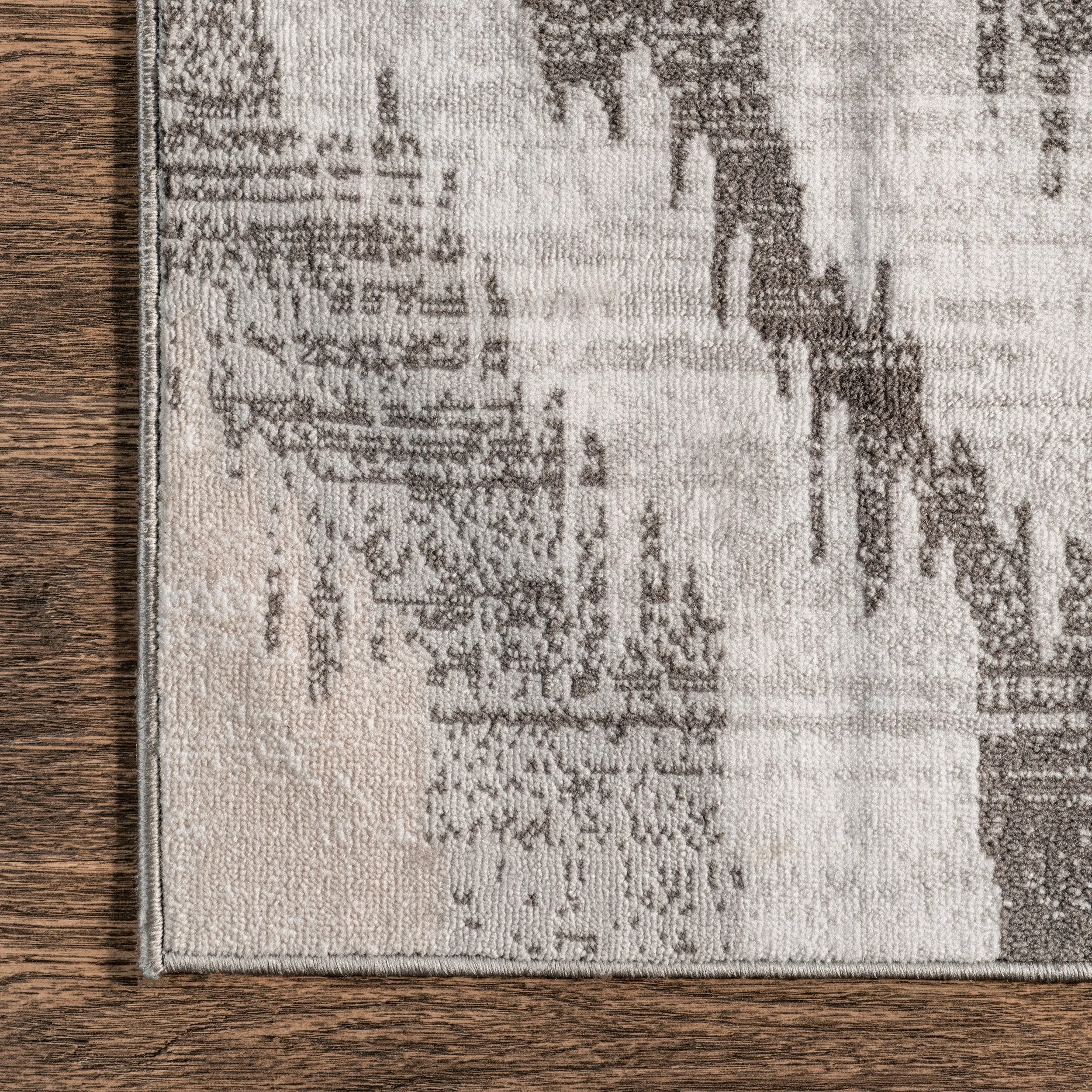 nuLOOM Eliise Faded Trellis Machine Washable Area Rug
